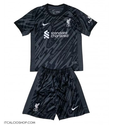 Liverpool Portiere Prima Maglia Bambino 2024-25 Manica Corta (+ Pantaloni corti)